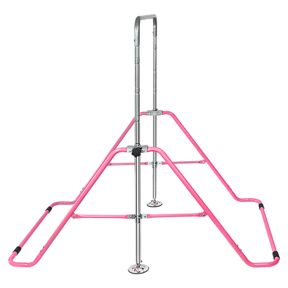 Kids Gymnastics Bars Training Horizontal Bar Monkey Kip Bar Pink