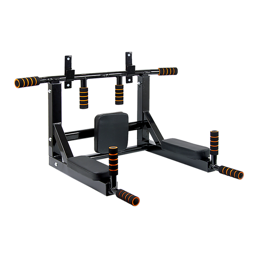 Heavy Duty Wall Mounted Power Station Pull Up Dip Knee Raise Bar