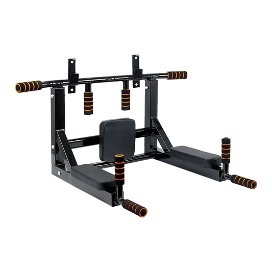 Heavy Duty Wall Mounted Power Station - Knee Raise - Pull Up - Chin Up -Dips Bar