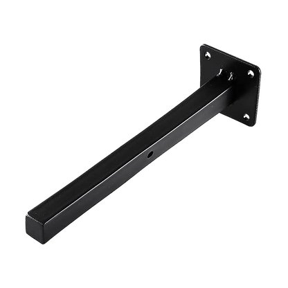 20cm Floating Shelf Brackets Industrial Metal Shelving Supports 4-Pack