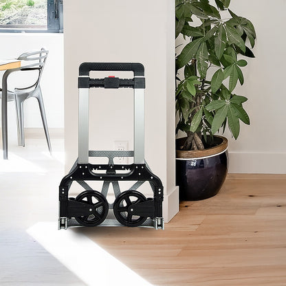 150KG Portable Cart Folding Dolly Push Truck Hand Collapsible Luggage Trolley