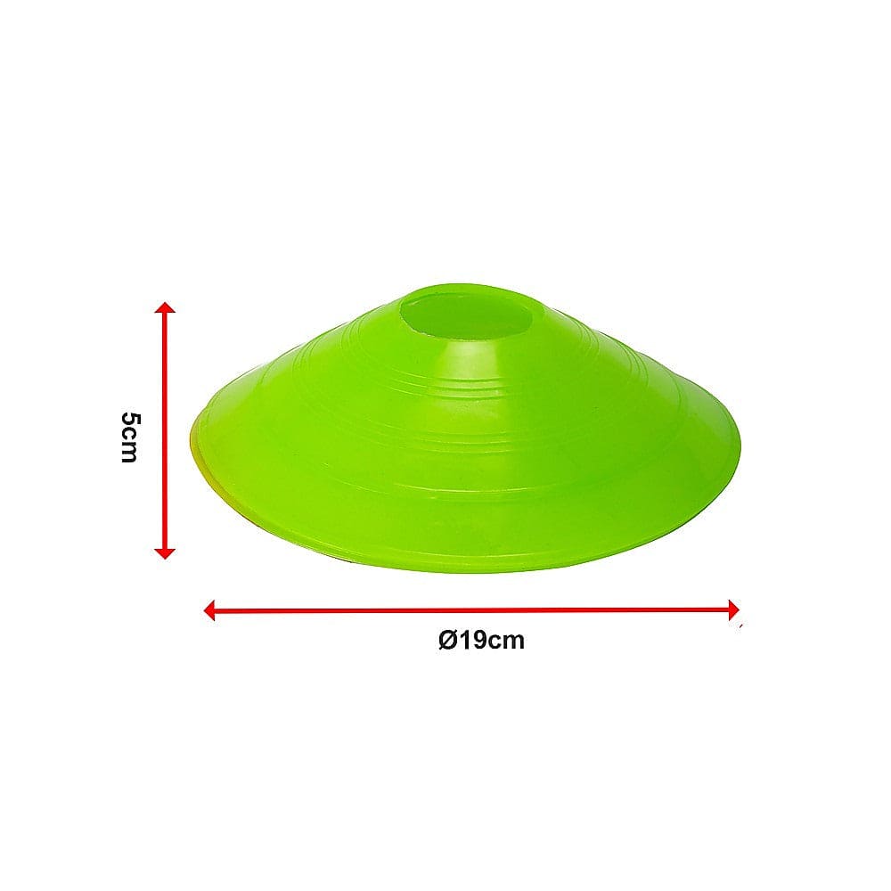 60 Pack Sports Training Discs Markers Cones Soccer AFL Exercise Personal Fitness