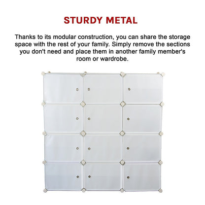 White Cube DIY Shoe Cabinet Rack Storage Portable Stackable Organiser Stand