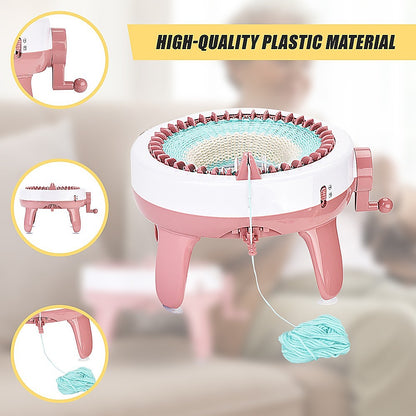 DIY Knitting Machine Smart Weaving Knit Rotating Kids Toy Scarf Sock Hat Gift