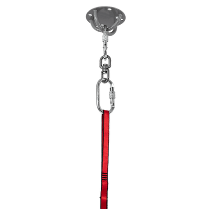 Aerial Yoga Hoop 90CM Lyra Hoop Circus Single Point Aerial Ring Set