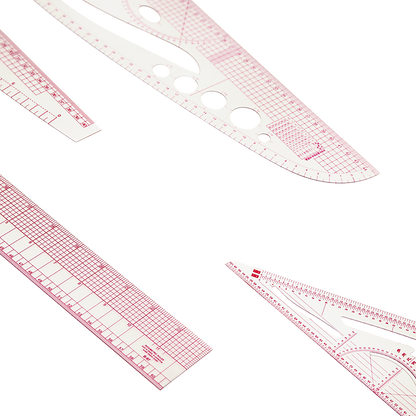 9pc French Curve Ruler Set DIY Sewing Pattern Measuring Tool for Dressmaker