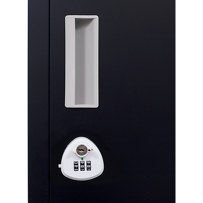 12-Door Locker for Office Gym Shed School Home Storage - 3-Digit Combination Lock