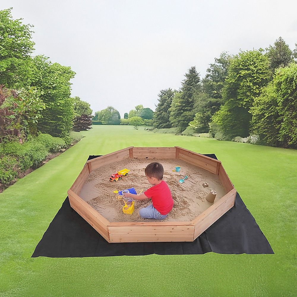 Kids Sand Pit Large Octagonal Wooden Sandpit