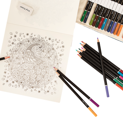 Coloured Pencils Colouring Artist Sketching Drawing for Kids Adults