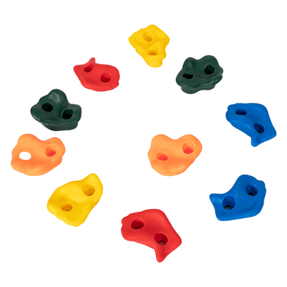Deluxe 10 x Holds for Rock Climbing Wall Kids Outdoor Playground