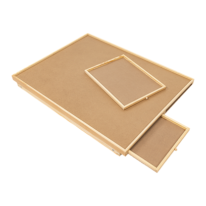 1500 Piece Wooden Jigsaw Puzzle Table – 67x87cm Puzzle Board with Folding Legs