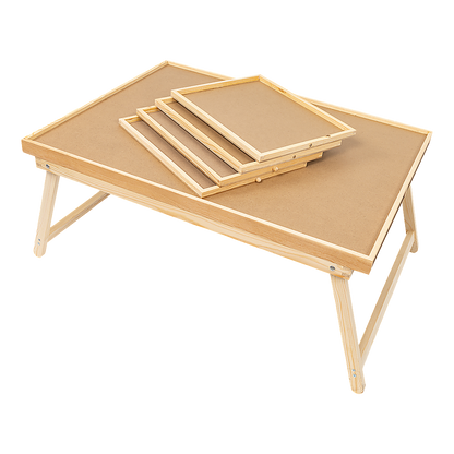 1500 Piece Wooden Jigsaw Puzzle Table – 67x87cm Puzzle Board with Folding Legs