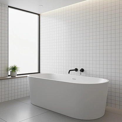 220mm Bath Spout in Matte Black Finish