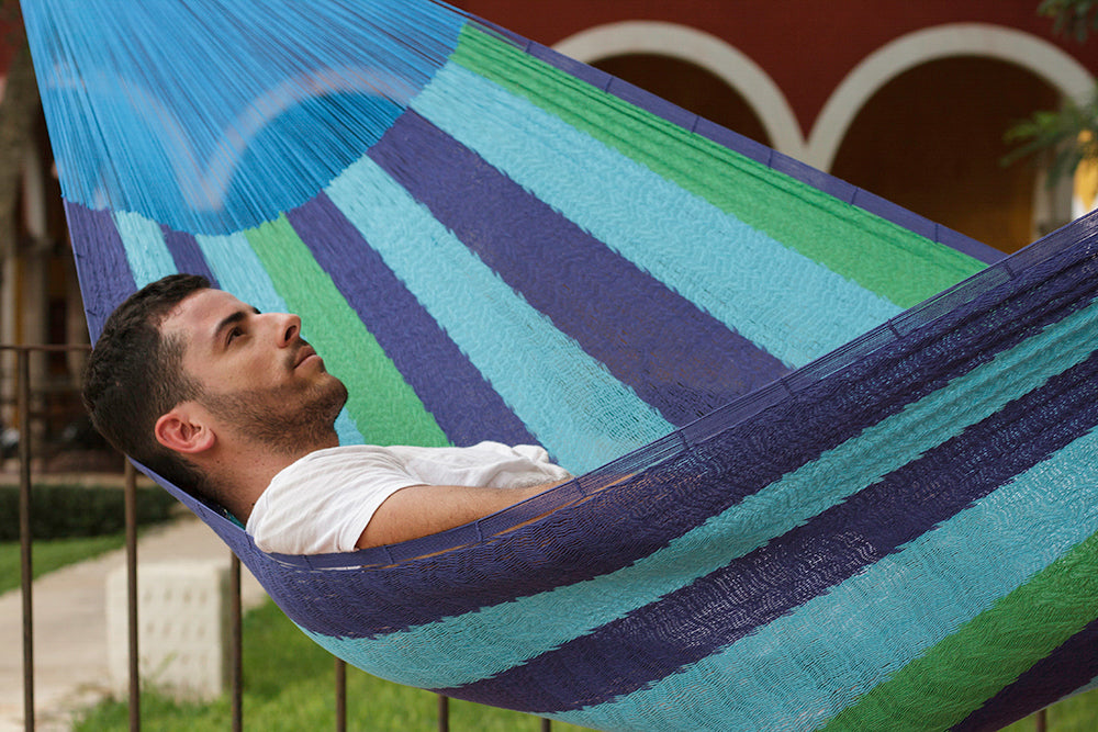 Cotton Mexican Hammock – Oceanica – King Size