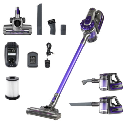 Devanti Stick Vacuum Cleaner Bagless Cordless 150W Purple