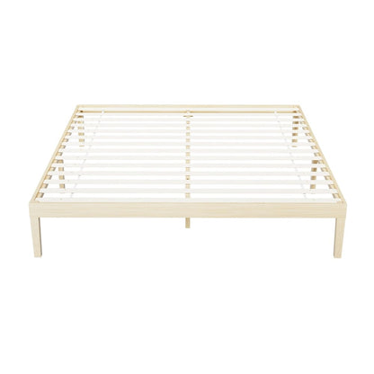 Artiss Bed Frame King Size Wooden Base Mattress Platform Timber Pine BRUNO