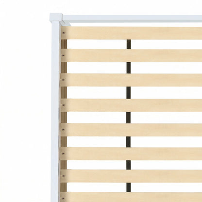 Artiss Bed Frame King Single Size Wooden White JADE