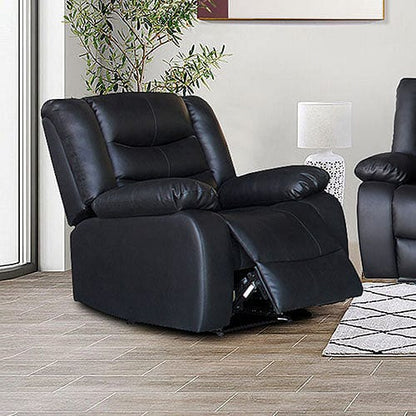 Fantasy Recliner Pu Leather 1R Black