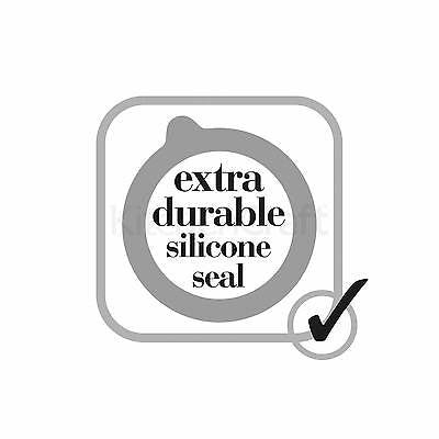 KitchenCraft HomeMade Deluxe Glass Preserving Jar - 750ml (26oz) - LifeStylz
