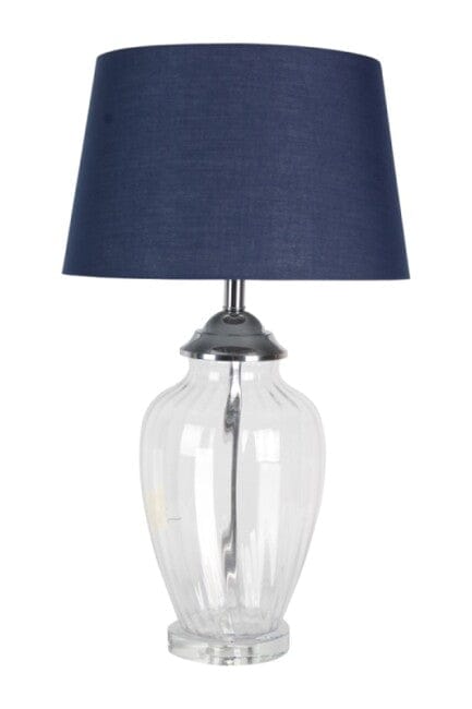 Addison Table Lamp Navy Blue 67cmh