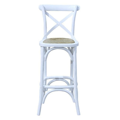 Crossback Barstool White