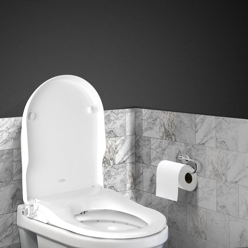 Cefito Electric Bidet Toilet Seat Cover Auto Smart Water Wash Dry Remote Control