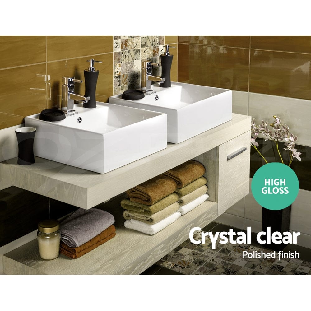 Cefito Bathroom Basin Ceramic Vanity Sink Hand Wash Bowl 41x41cm