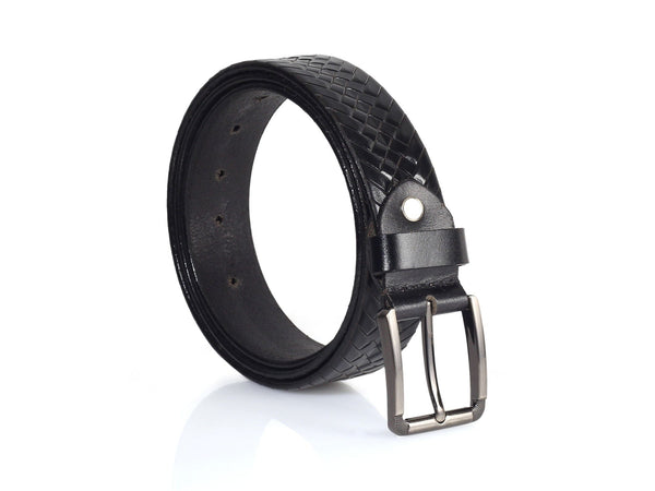 Noah - Crisso (Jet Black) Men's leather belt