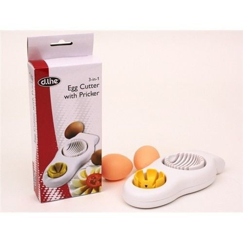 D.line 3 in 1 Egg Cutter with Pricker - LifeStylz