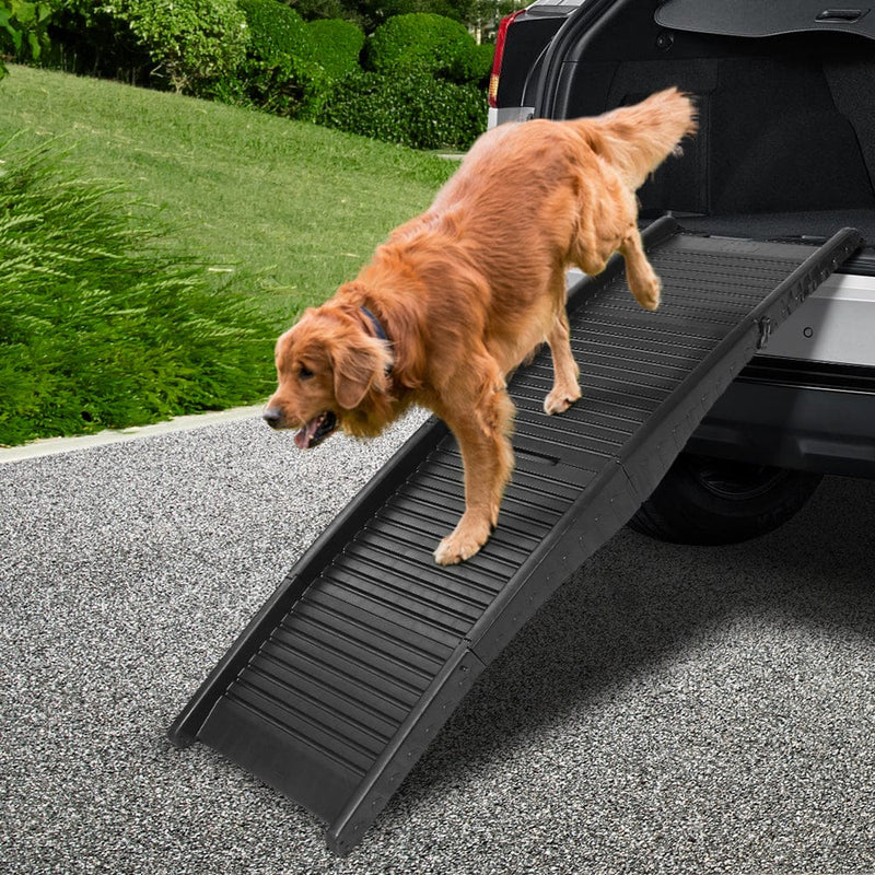 i.Pet Dog Ramp Pet Stairs Steps For Car SUV Ladder Travel Foldable Portable