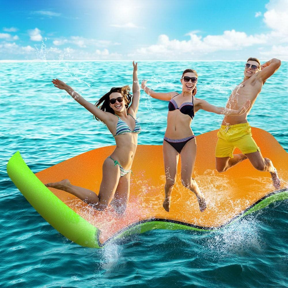 Weisshorn Floating Water Mat 2.7x1.8m Foam Pad Swimming Pool Island Platform