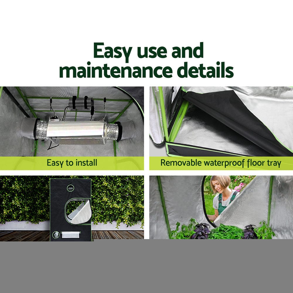 Green Fingers Grow Tent Light Kit 150x150x200CM 4500W LED Full Spectrum