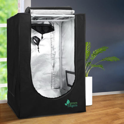 Green Fingers Grow Tent 60x60x90CM Hydroponics Kit Indoor Plant Room System