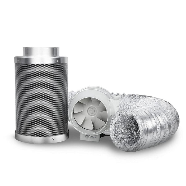 Greenfingers 6"Ventilation Kit Fan Grow Tent Kit Carbon Filter Duct Speed Controlled,Greenfingers 6"Ventilation Kit Fan Grow Tent Carbon Filter Duct Speed Controlled