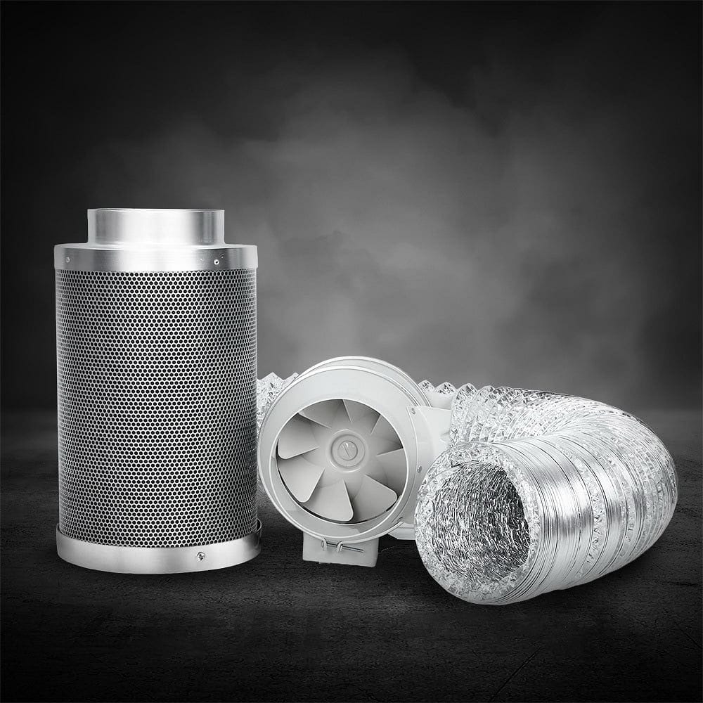 Greenfingers 6"Ventilation Kit Fan Grow Tent Kit Carbon Filter Duct Speed Controlled,Greenfingers 6"Ventilation Kit Fan Grow Tent Carbon Filter Duct Speed Controlled