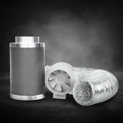 Greenfingers 6"Ventilation Kit Fan Grow Tent Kit Carbon Filter Duct Speed Controlled,Greenfingers 6"Ventilation Kit Fan Grow Tent Carbon Filter Duct Speed Controlled