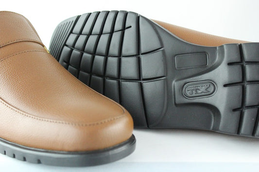 Crocodile - ExtraLite Formals Italian leather shoes - Brown