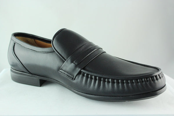 Crocodile - ExtraLite Italian leather formals - Black