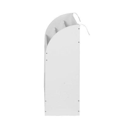 Keezi 3 Tiers Kids Bookshelf Magazine Shelf Organiser Bookcase Display White
