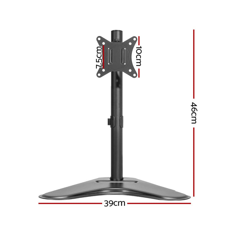 Artiss Monitor Arm Stand Single Black