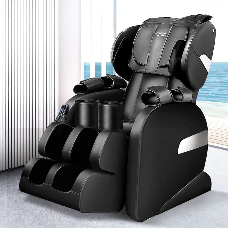 Livemor Massage Chair Electric Recliner 22 Nodes Massager Belmue