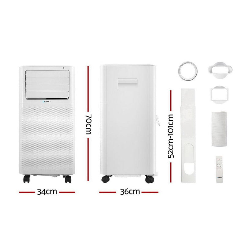 Devanti Portable Air Conditioner 9000BTU