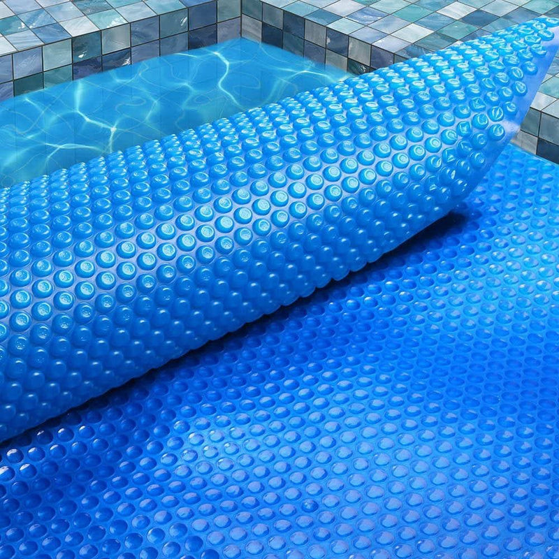 Aquabuddy Pool Cover 500 Micron 8x4.2m Swimming Pool Solar Blanket Blue