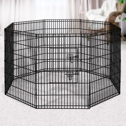 i.Pet 36" 8 Panel Dog Playpen Pet Fence Exercise Cage Enclosure Play Pen