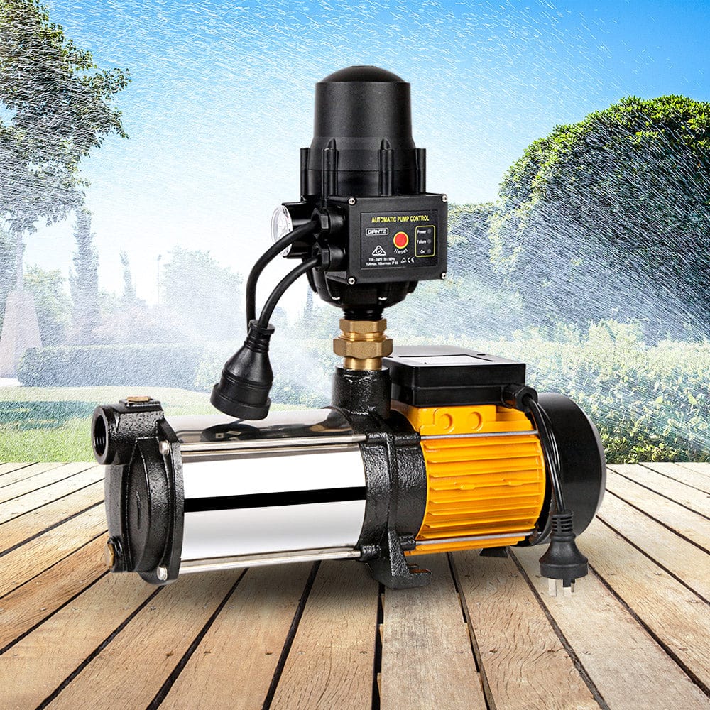 Giantz Garden Water Pump High Pressure 2500W 5-Stage Tank Irrigation Black