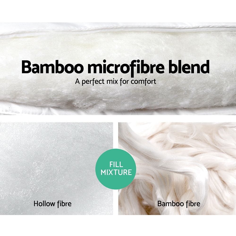 Giselle Bedding 400GSM Microfibre Bamboo Quilt King