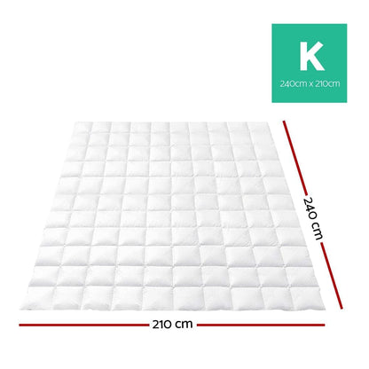 Giselle Bedding 700GSM Duck Down Feather Quilt King
