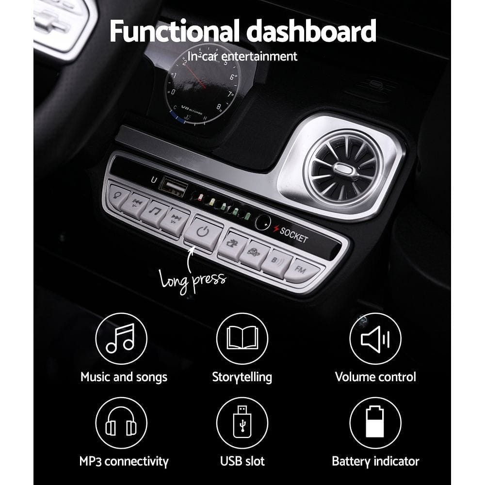 Kids Electric Ride On Car Mercedes-Benz Licensed AMG G63 Toy Cars 12V Black