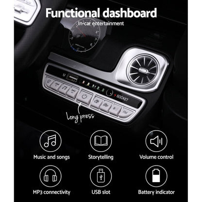 Kids Electric Ride On Car Mercedes-Benz Licensed AMG G63 Toy Cars 12V Black