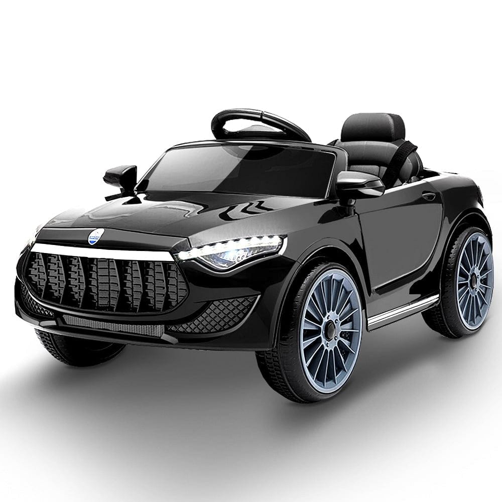 Rigo Kids Ride On Car Electric Toys 12V Battery Remote Control Black MP3 LED